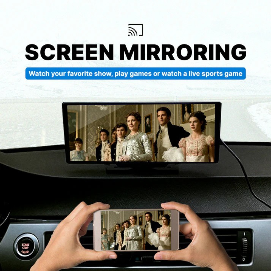 RoadSync™ - 10-Tums Bil DVR Carplay Auto Dashcam