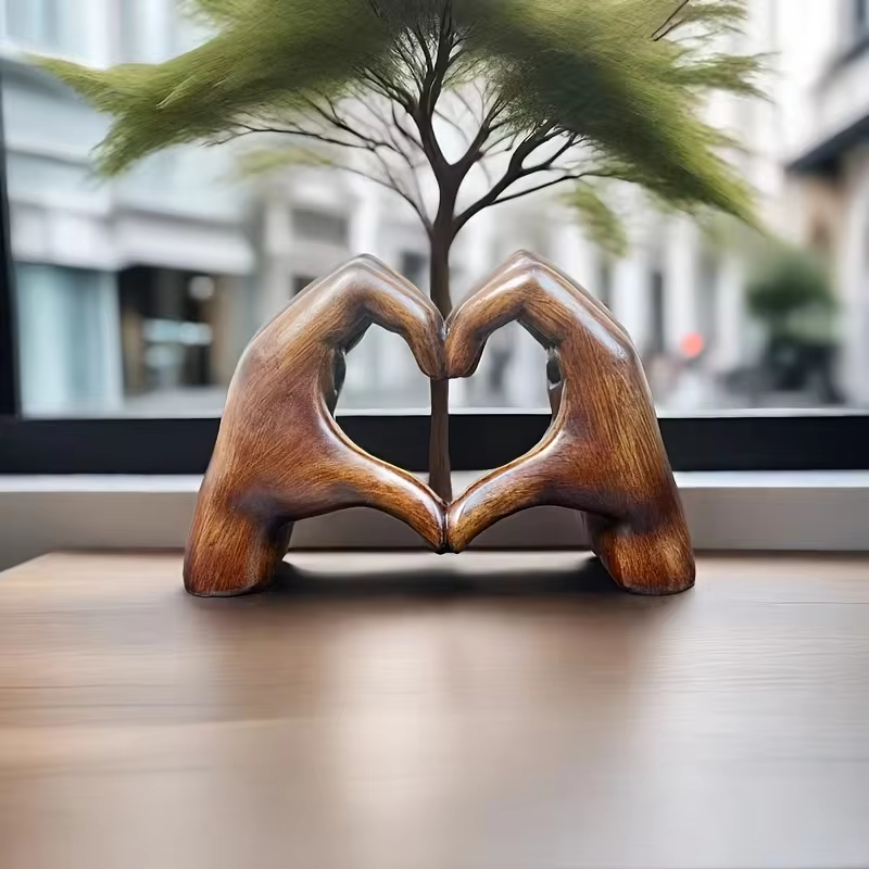 HandHeart™ - Handformad Hjärtformad Dekorativ Pridnad