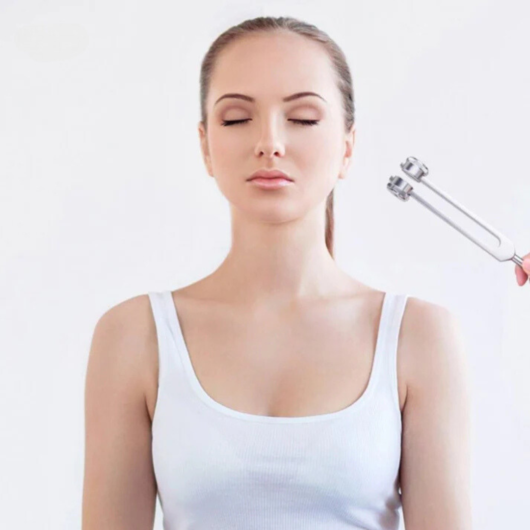 VibeClean™ - Helande Stämgaffelset för Avkoppling och Läkning vid 128 Hz