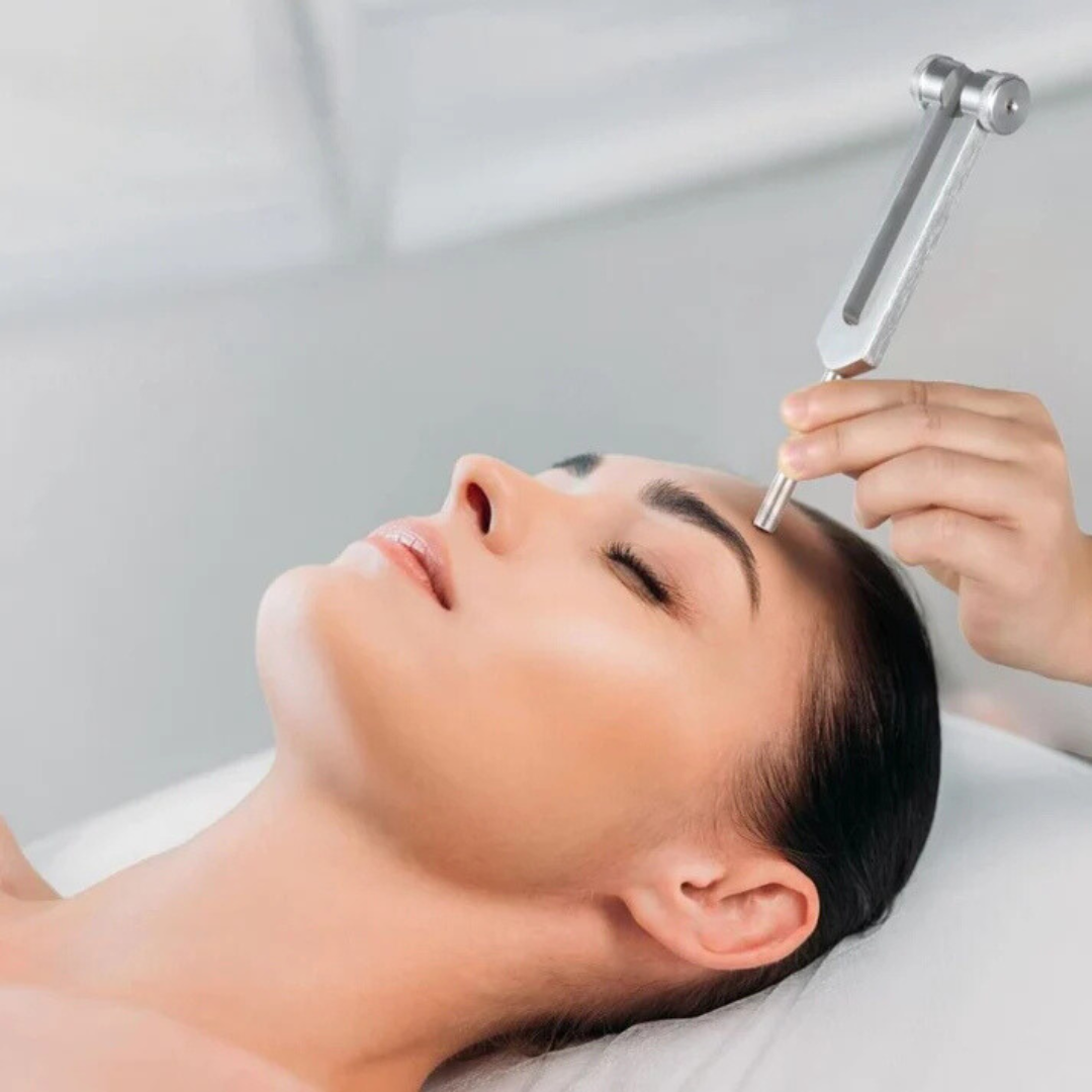 VibeClean™ - Helande Stämgaffelset för Avkoppling och Läkning vid 128 Hz