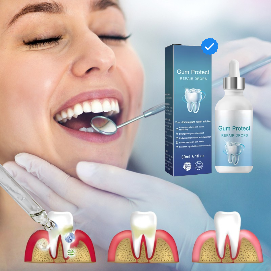 GumShield™ - Droppar för Tandköttsreparation och Skydd