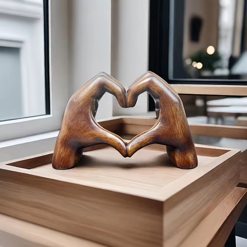 HandHeart™ - Handformad Hjärtformad Dekorativ Pridnad