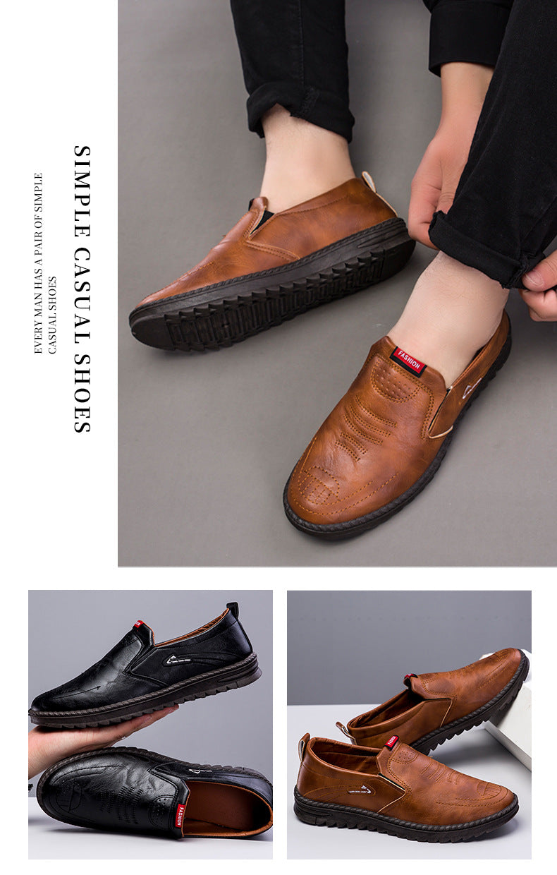 Helmut™ – Andningsbara Halkfria Lädersneakers För Män