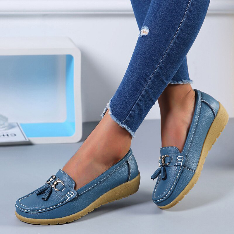 Maya™ - Bekväma Ortopediska Loafers, Stilrena och Stödjande
