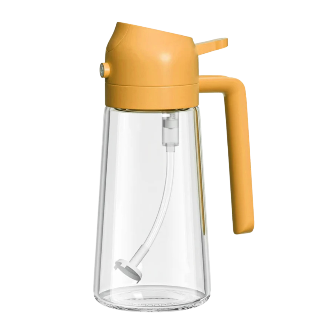 OilFlow™ - 2 i 1 Glas Spray- och Hällflaska 470ml | 1+1 GRATIS