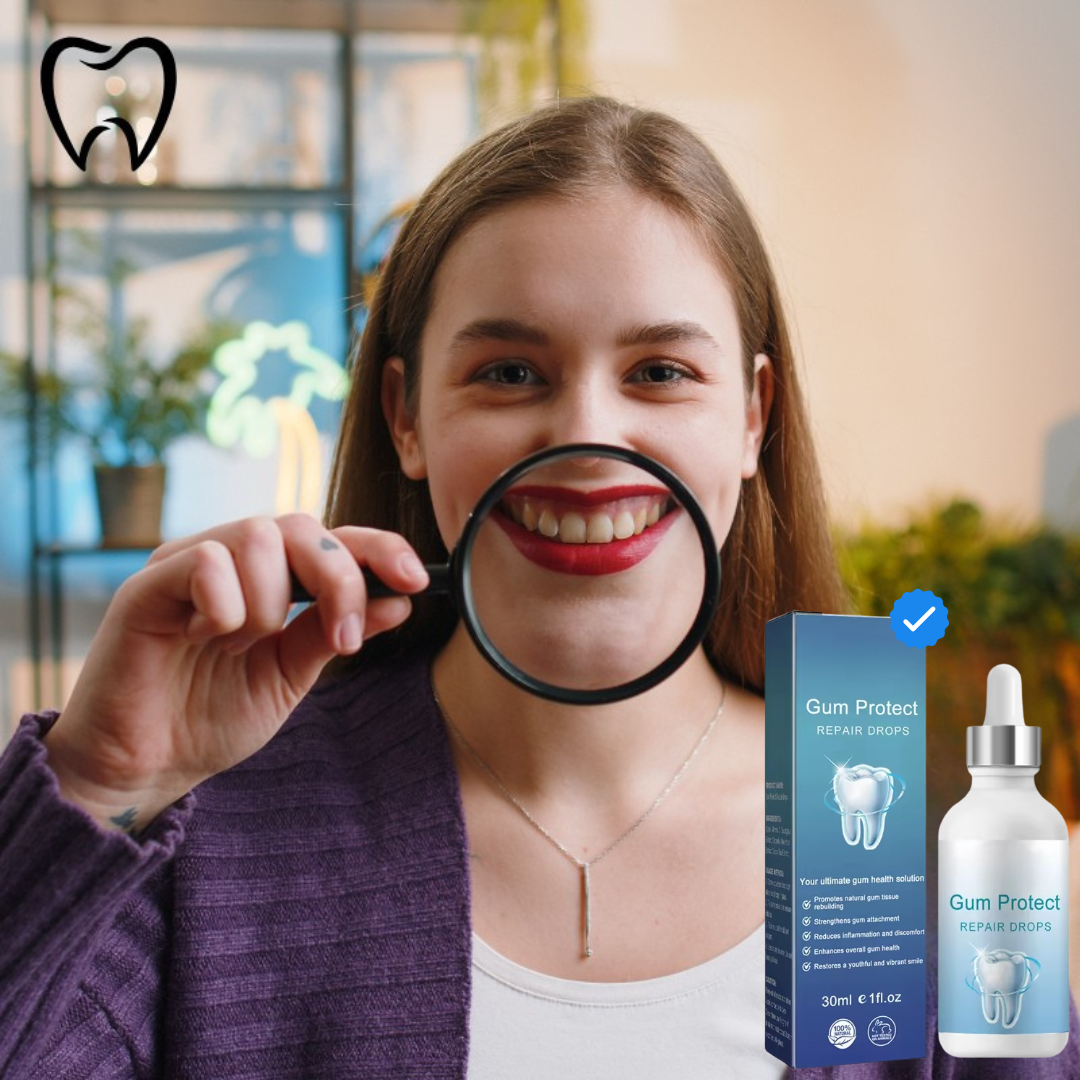 GumShield™ - Droppar för Tandköttsreparation och Skydd