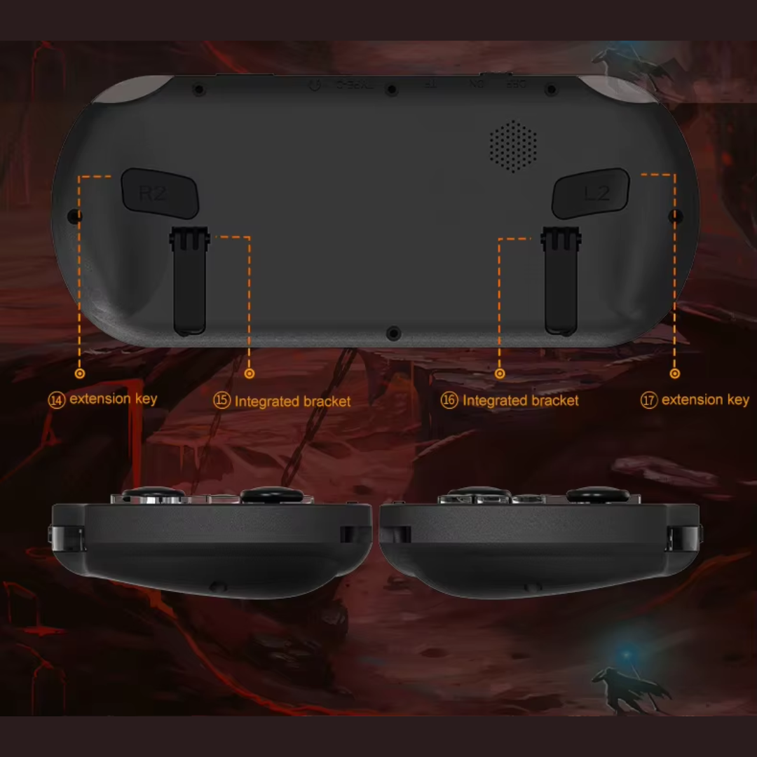 GameNova™ - Bärbar Handhållen HD Spelkonsol Set