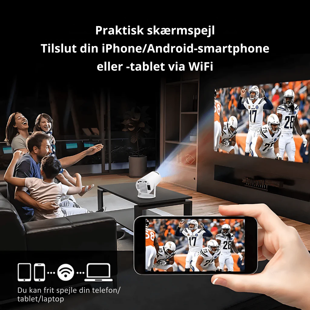 ProjectorX™ - Ultra HD Bärbar Projektor