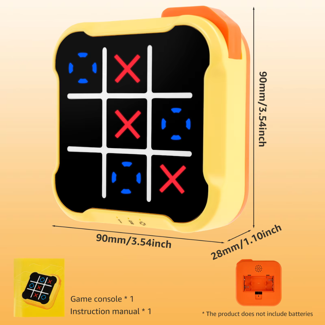 TicTac-Toe™ - Kompakt och Bärbart Familjebrädspel