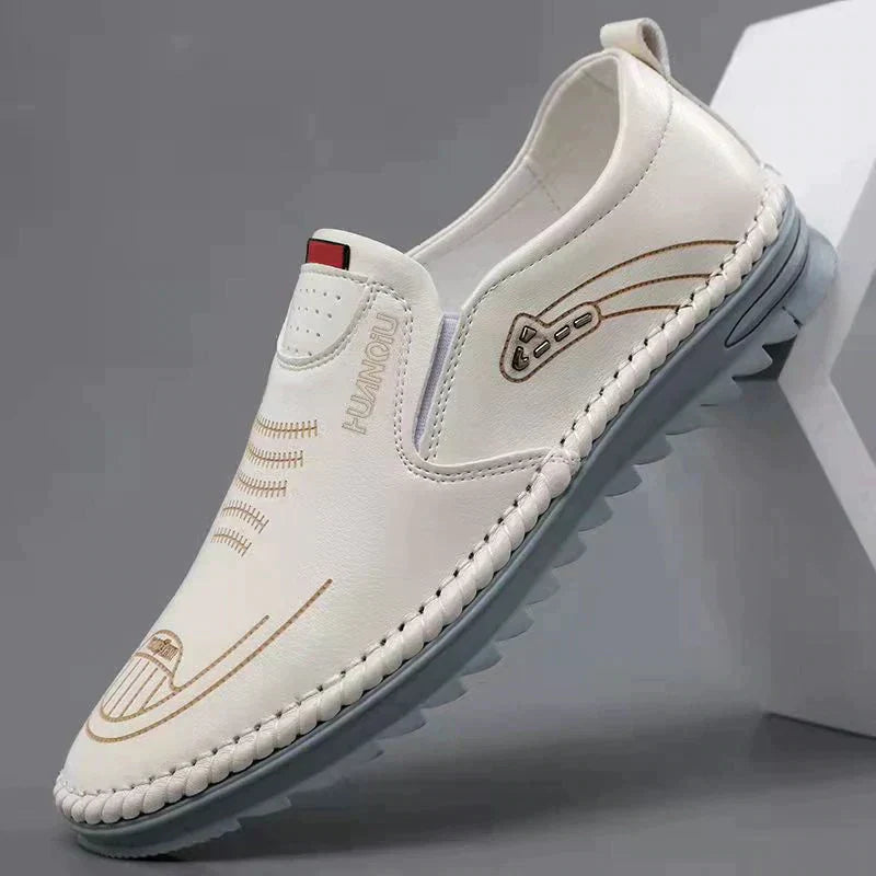 Helmut™ – Andningsbara Halkfria Lädersneakers För Män