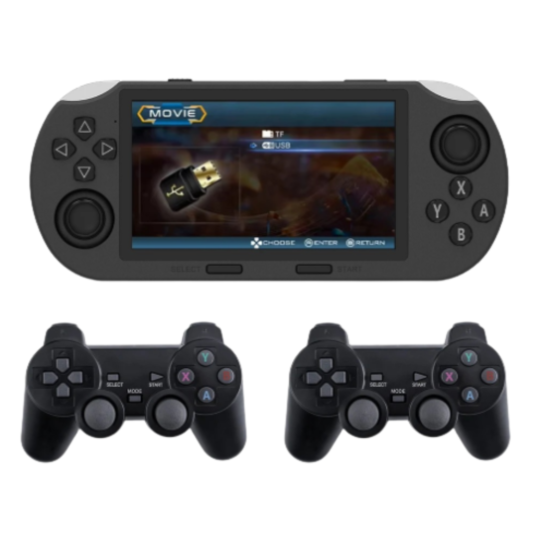 GameNova™ - Bärbar Handhållen HD Spelkonsol Set