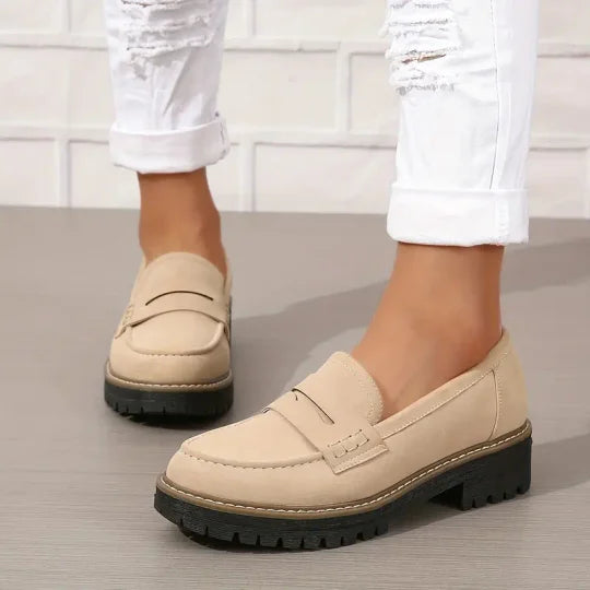 Emilia™ - Bekväma Chunky Loafers med Plattform