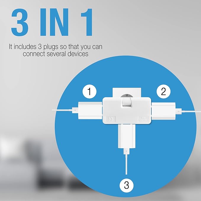 FlexiPlug™ - Portabel 180° Rotationsbar EU Stickadapter | 1+1 GRATIS