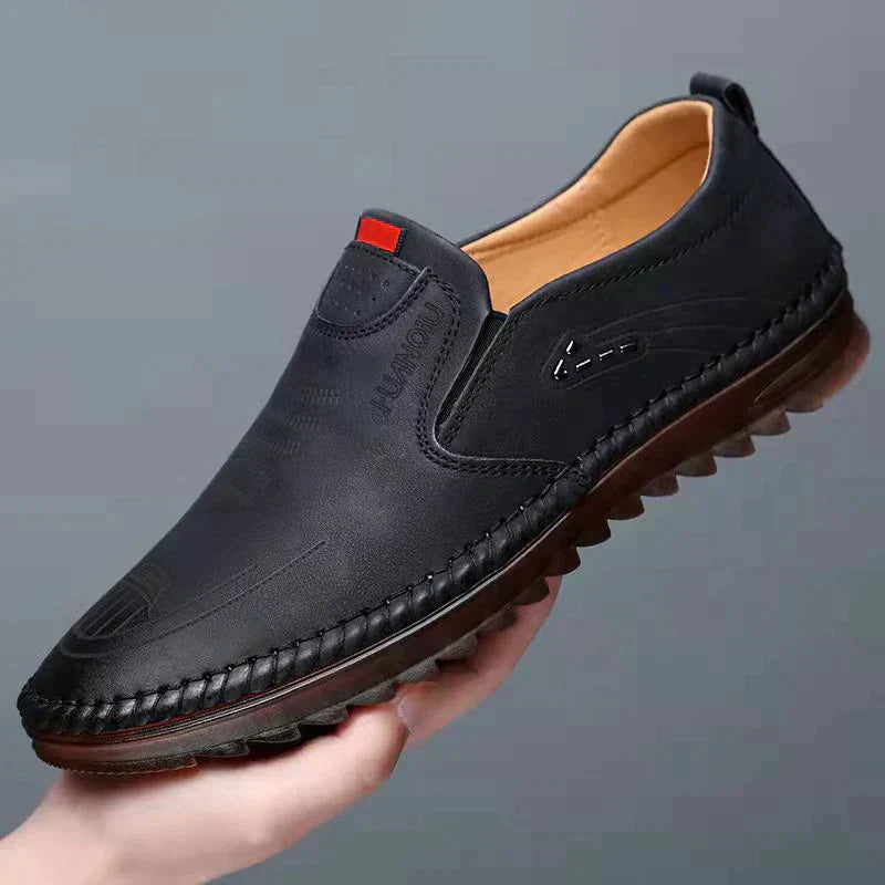 Helmut™ – Andningsbara Halkfria Lädersneakers För Män