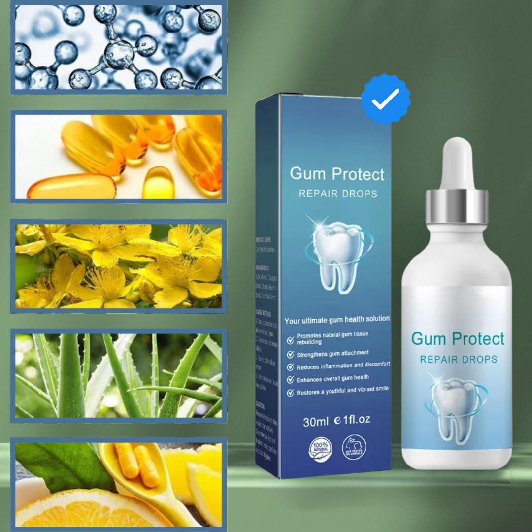 GumShield™ - Droppar för Tandköttsreparation och Skydd