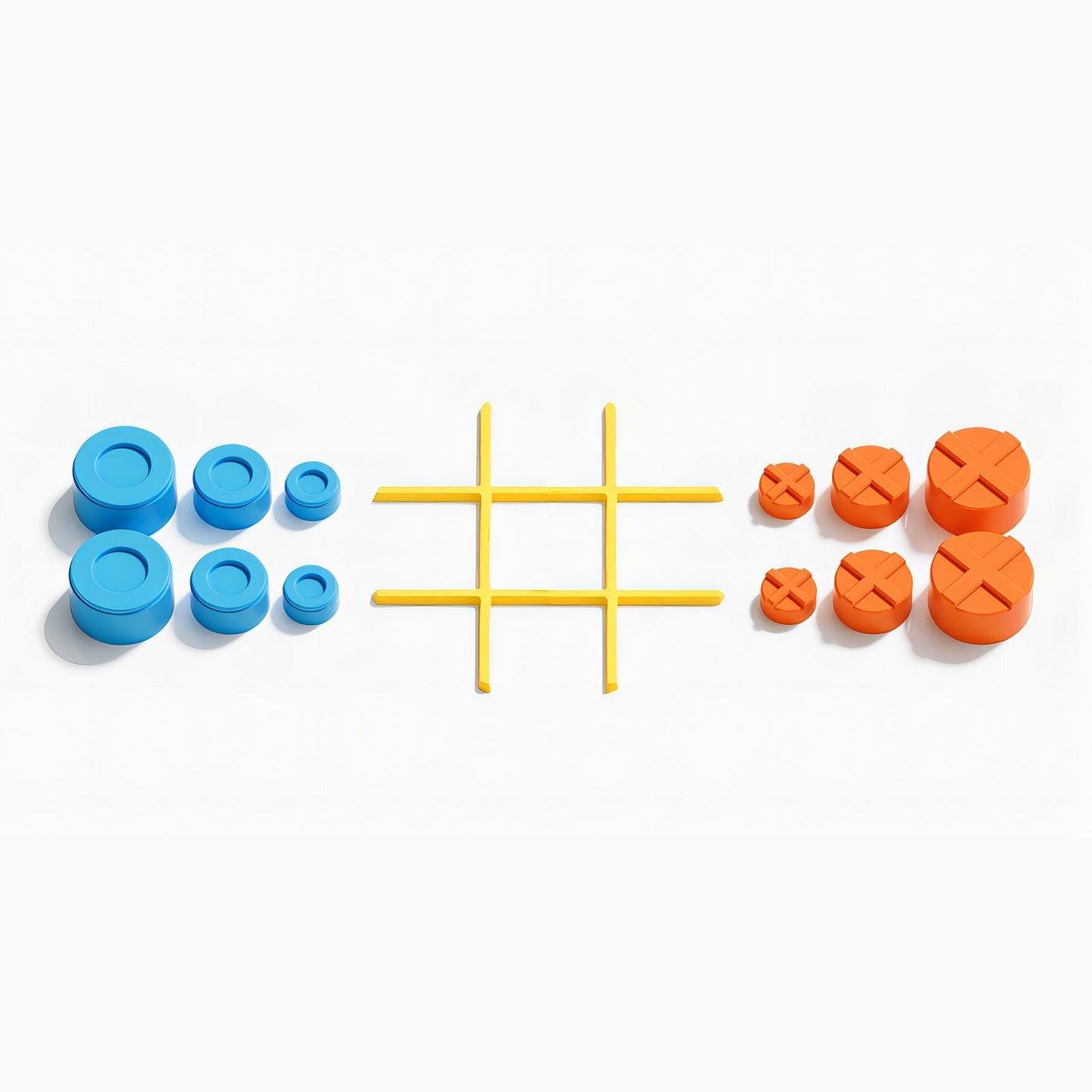 TicTac-Toe™ - Kompakt och Bärbart Familjebrädspel
