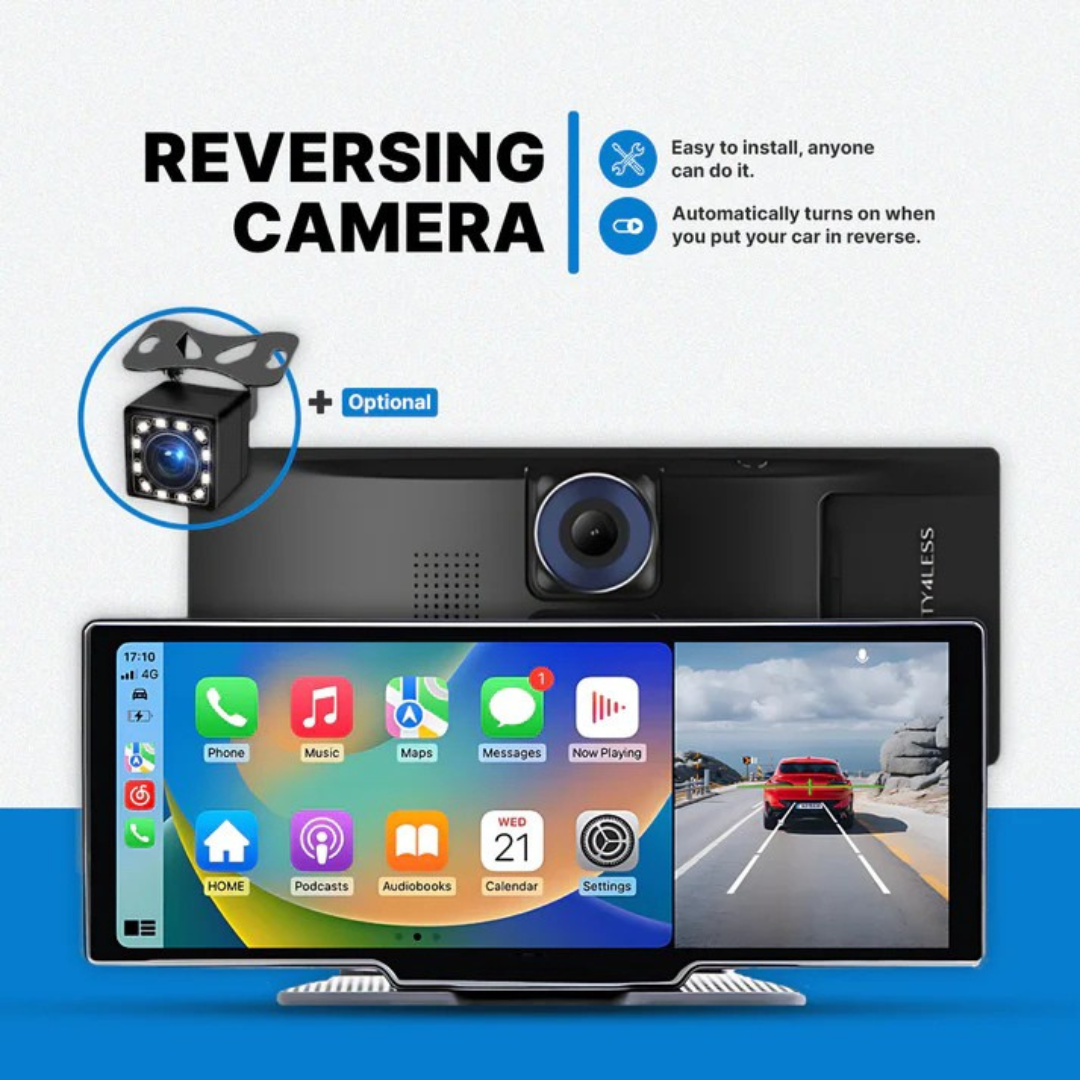 RoadSync™ - 10-Tums Bil DVR Carplay Auto Dashcam
