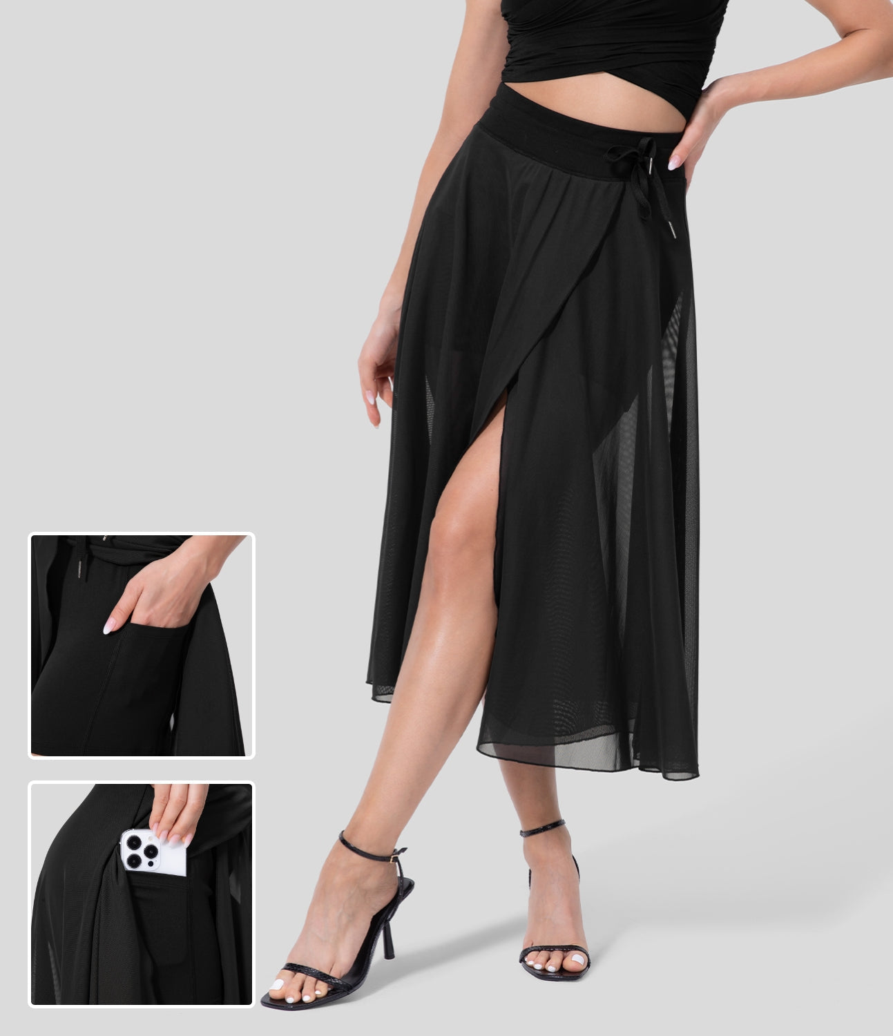 Rosalie™ - Hög Midja 2-i-1 Kjol