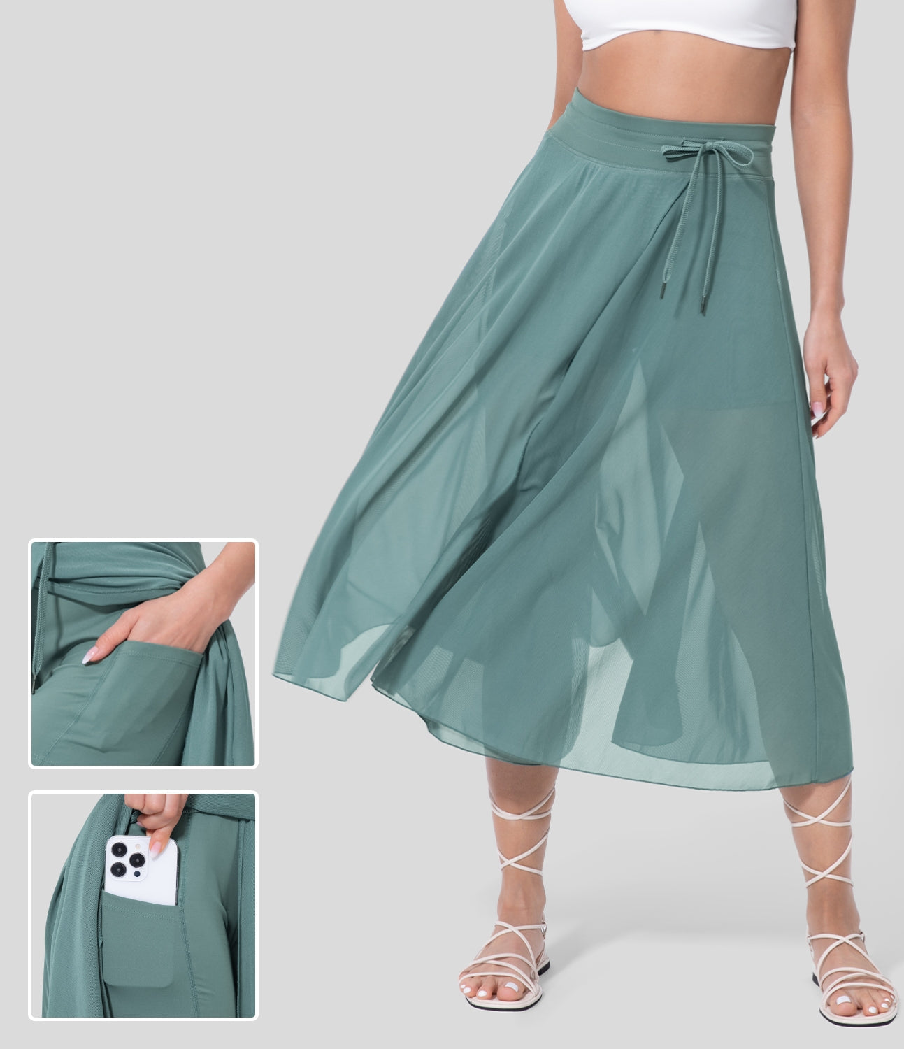 Rosalie™ - Hög Midja 2-i-1 Kjol