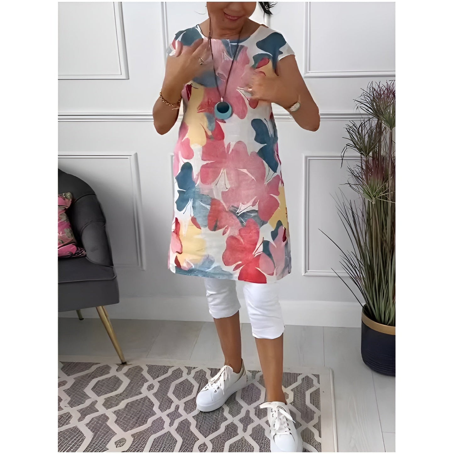 Lydia™ - Sofistikerad Skjortklänning