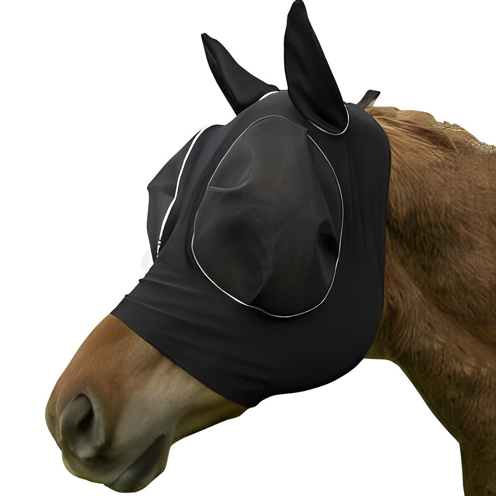 MeshMask™ - Andningsbar Anti-insektsmask Stretchig Mask För Din Häst