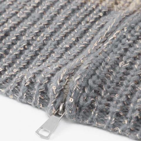 Grace™ - Lyxig Stickad Tröja Med Eleganta Glitterdetaljer