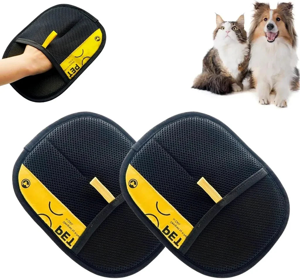 FurFlex™ - Dubbelsidiga Borsthandskar För Husdjurshår
