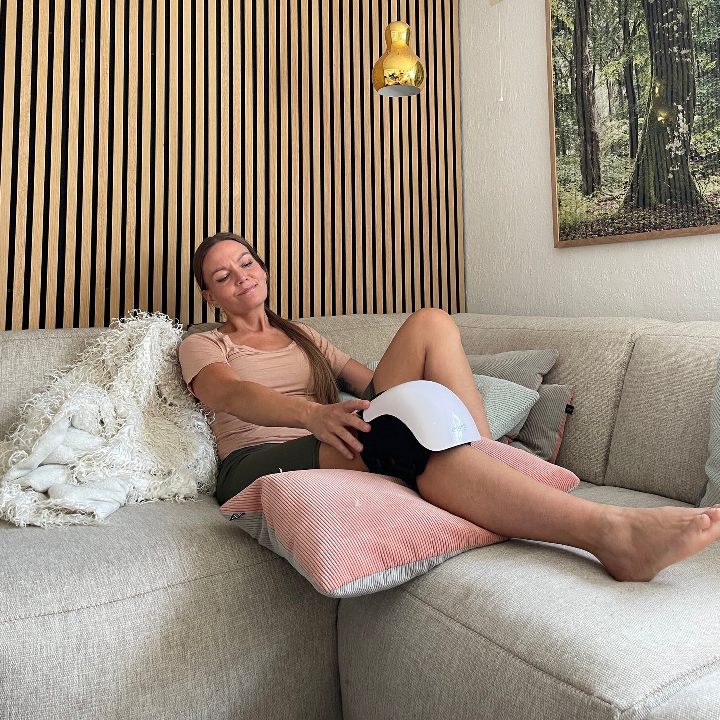 KneeEase™ - Värme- Och Vibrationsknämassager