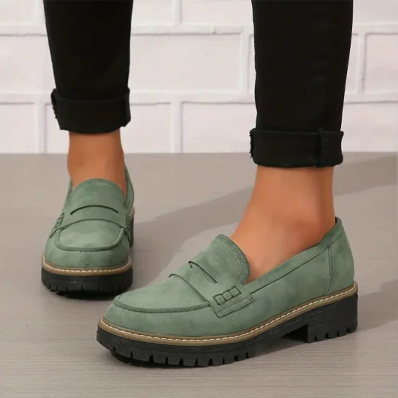 Emilia™ - Bekväma Chunky Loafers med Plattform