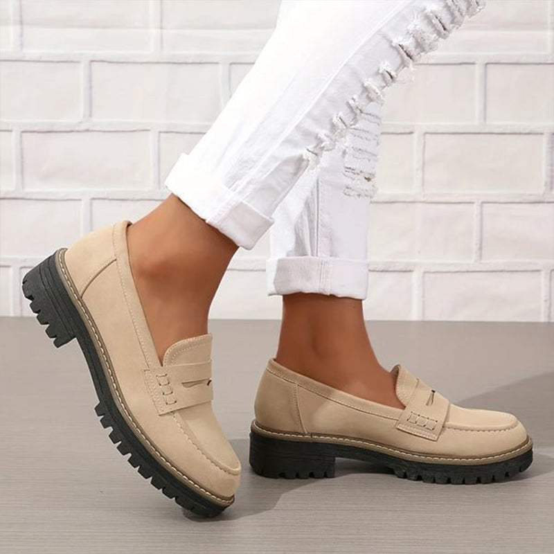 Emilia™ - Bekväma Chunky Loafers med Plattform
