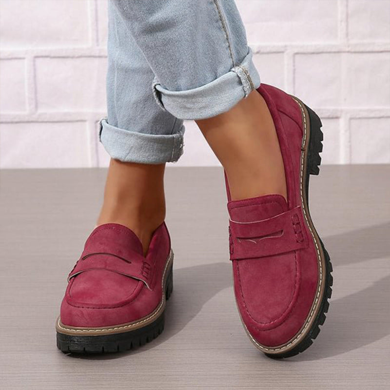 Emilia™ - Bekväma Chunky Loafers med Plattform