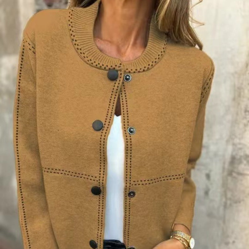 Lena™ - Elegant Kofta För Kvinnor Med Knappar