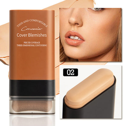 FlawlessStick™ - Omedelbar Täcktäckande Foundationstick med Inbyggd Borste