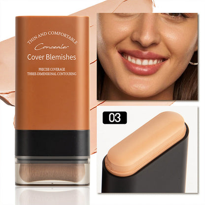 FlawlessStick™ - Omedelbar Täcktäckande Foundationstick med Inbyggd Borste