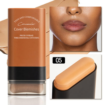 FlawlessStick™ - Omedelbar Täcktäckande Foundationstick med Inbyggd Borste