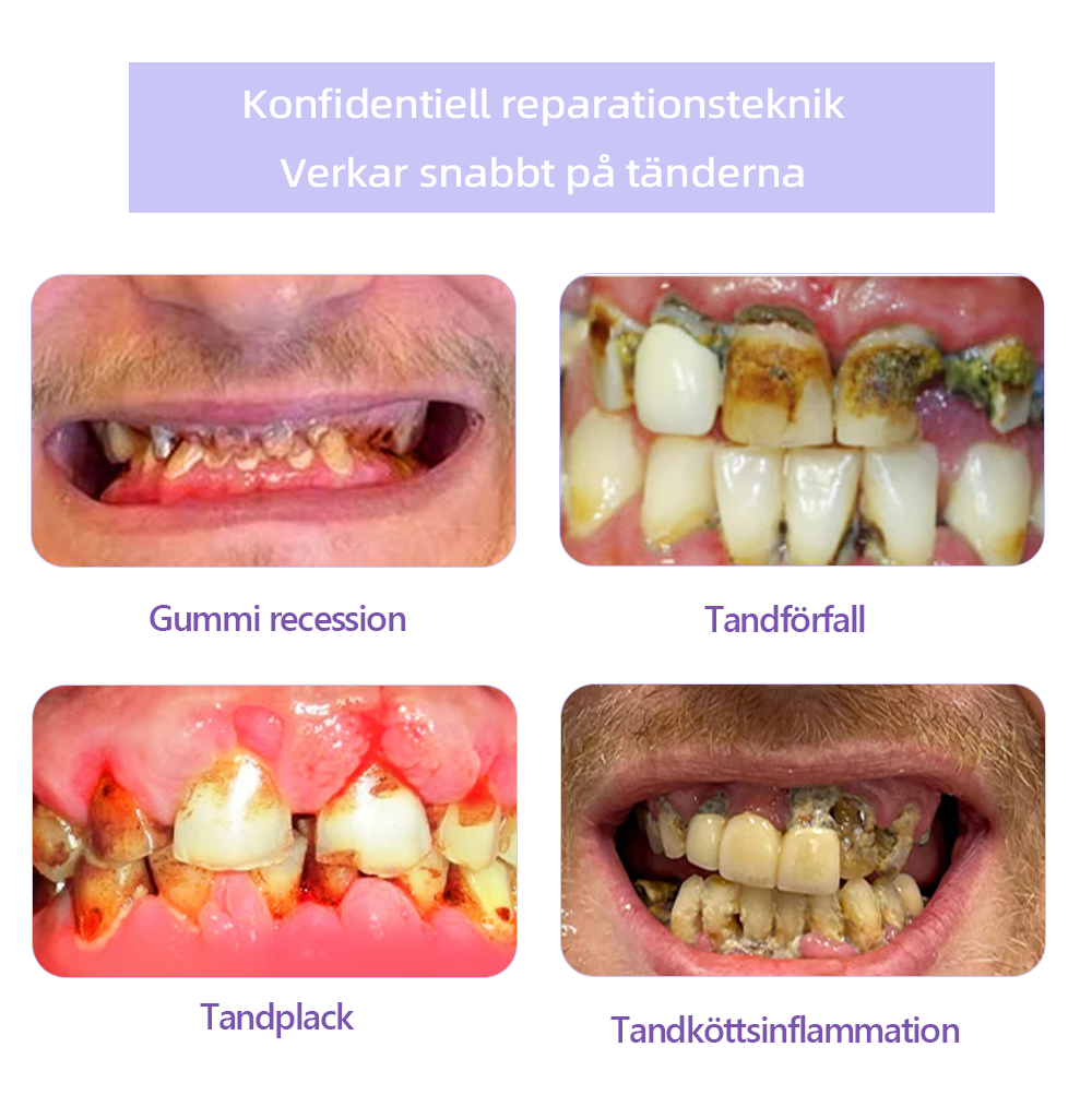 DentaPure™ - Mineral Restaurerande Tandpulver - Rekommenderad av Svenska Tandläkarförbundet