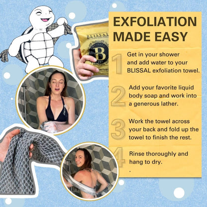 FreshGlow™ - Exfolierande Antibakteriell Duschtvättlapp | 1 + 1 GRATIS