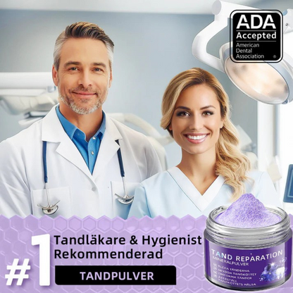 DentaPure™ - Mineral Restaurerande Tandpulver - Rekommenderad av Svenska Tandläkarförbundet