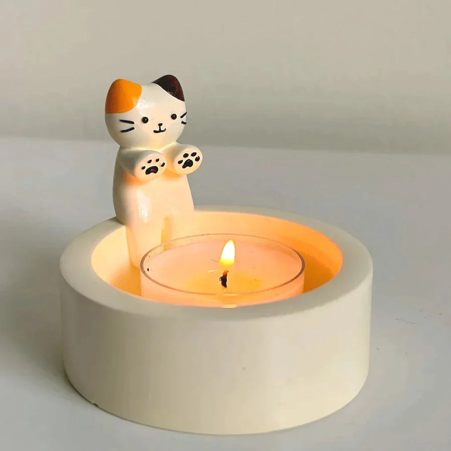 PurrLight™ - Handgjord Kattljusstake För Extra Atmosfär