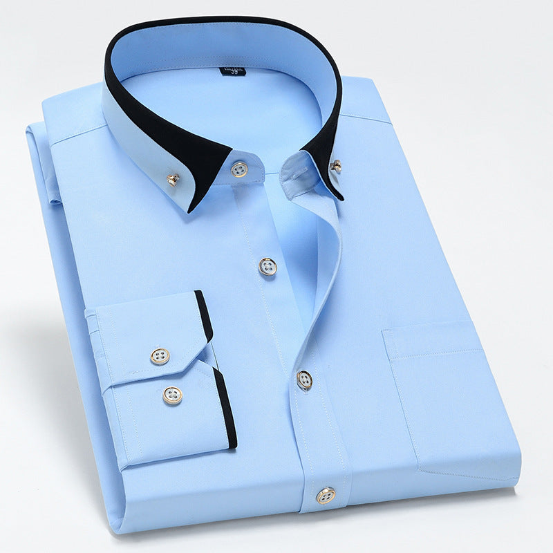 Patrik™ - Smart Casual Långärmad Skjorta För Män