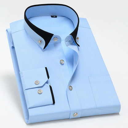 Patrik™ - Smart Casual Långärmad Skjorta För Män