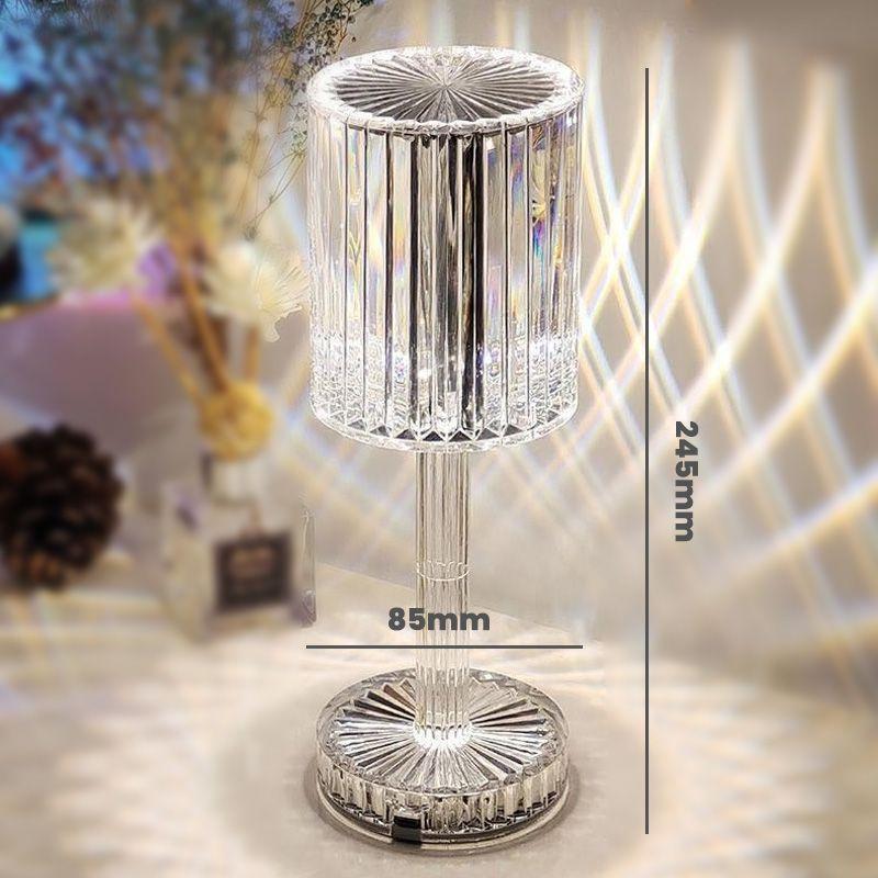 LumiGlow™ - Kristall LED Bordslampa med 16 Färger