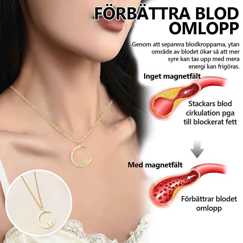 Lunaris™ - Lindra Svullnader med Magnetterapi-Halsband.