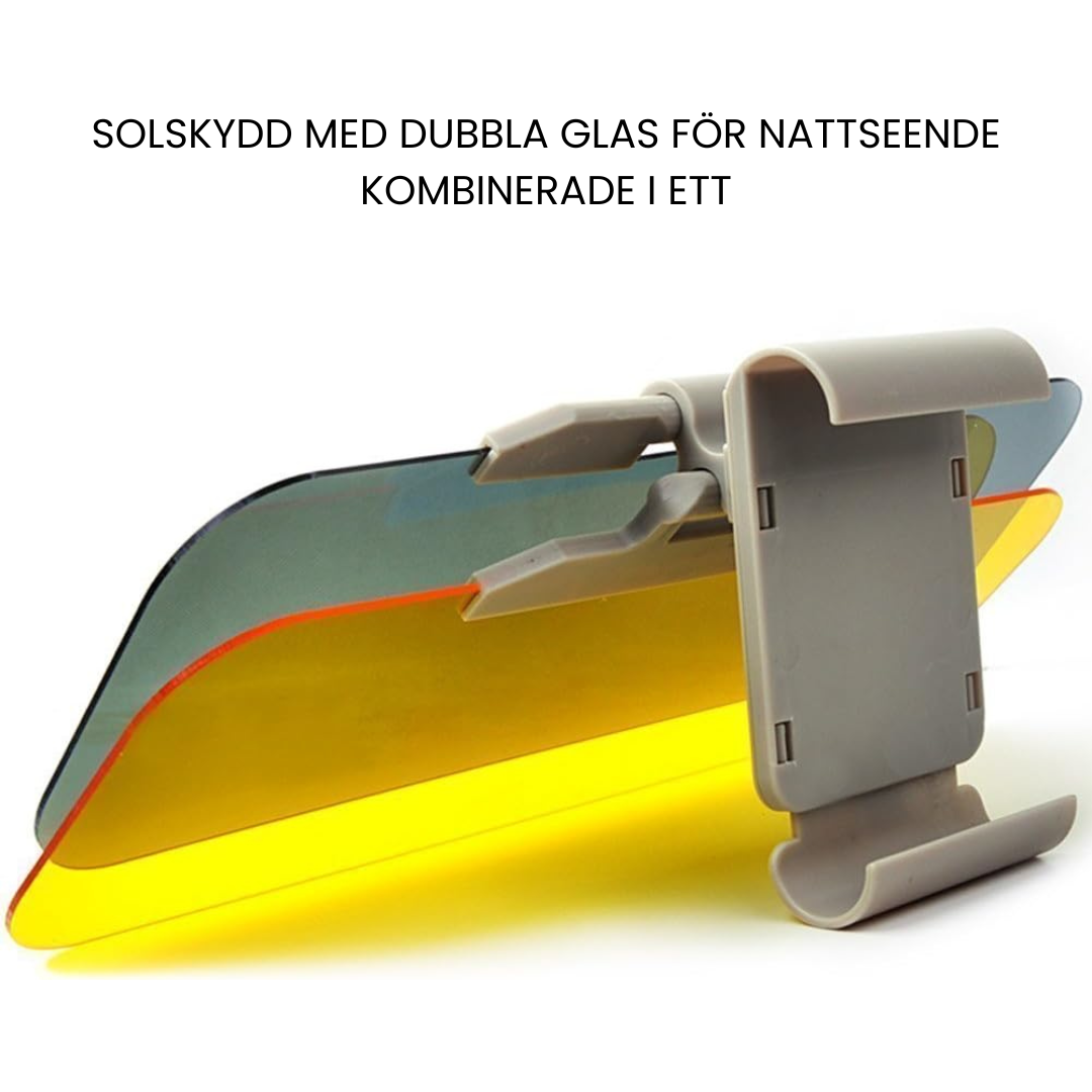 GlareGuard™ - Antireflex Bilsolskydd För Dag och Natt