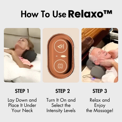 Relaxo™ - 3-i-1 Nackmassagekudde