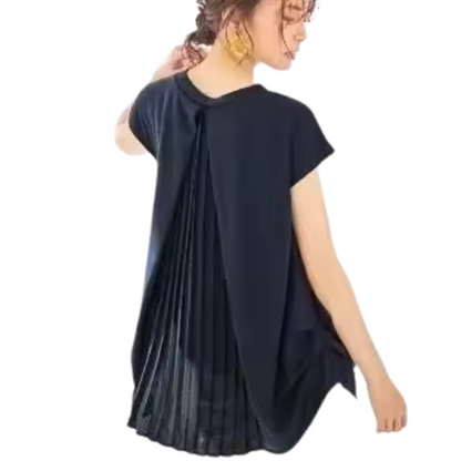 Theresa™ - Elegant V-ringad Sommarblus med Lös Passform