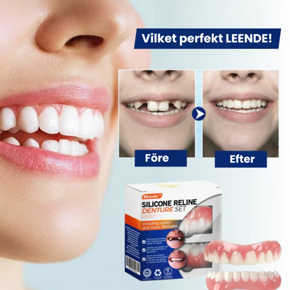 SilicSmile™ - Silikonbaserat Protesfoder för Perfekt Passform & Komfort