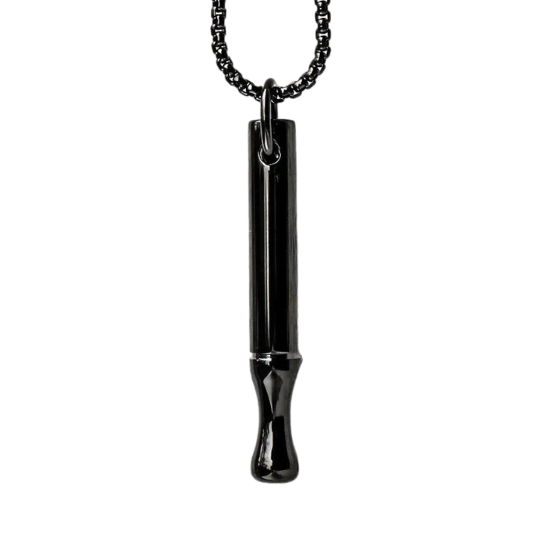 BreatheLink™ - Stressavlastande och Andningsövning Meditation Whistle Halsband