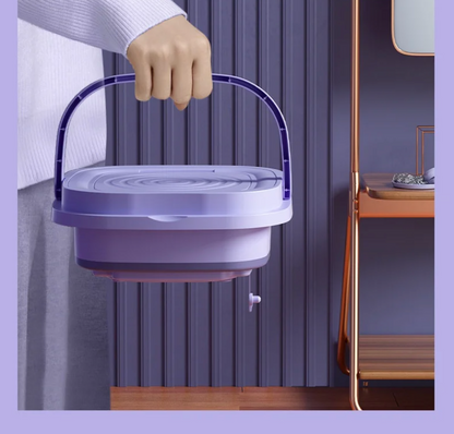 WashMate™ - 8L Bärbar och Hopfällbar Tvättmaskin Med Centrifugtork