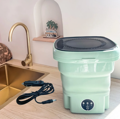 WashMate™ - 8L Bärbar och Hopfällbar Tvättmaskin Med Centrifugtork